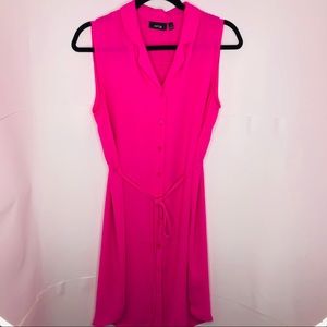 Apt 9 ( bright hot pink ) mid length women’s dress